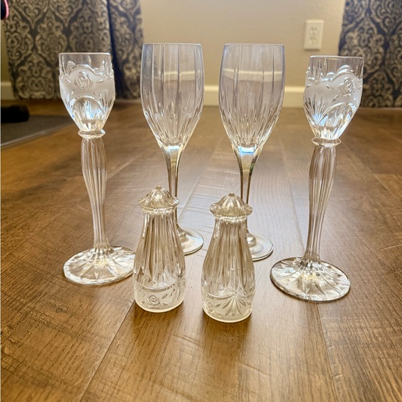 Mikasa Arctic Lights Crystal Glassware Set - Picture 1 of 7